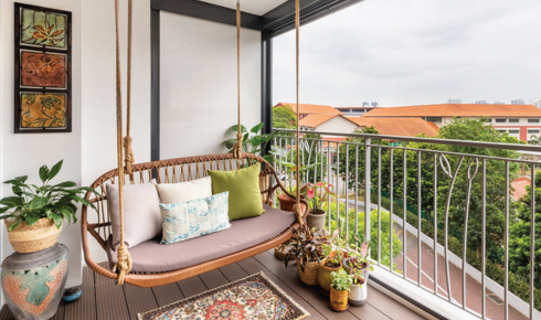 Creating a Relaxing Balcony Corner with Just a Few Plants and a Chair